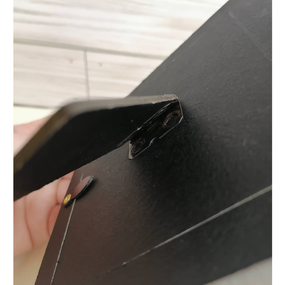 Vintage CARR Small Silver Gold Heart Frame 3.5x3.5 - Picture 6 of 7